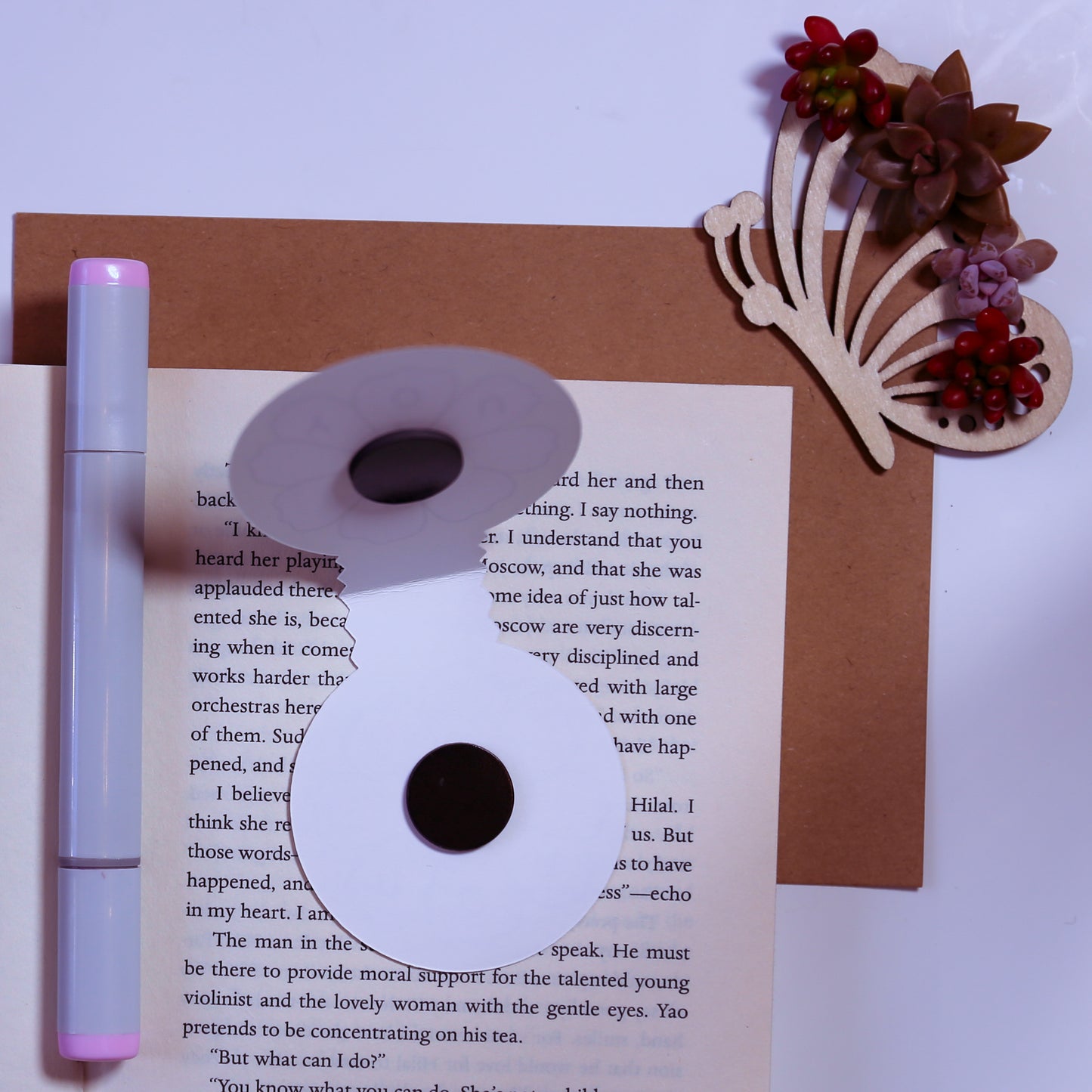 Bee You Magnetic Bookmark