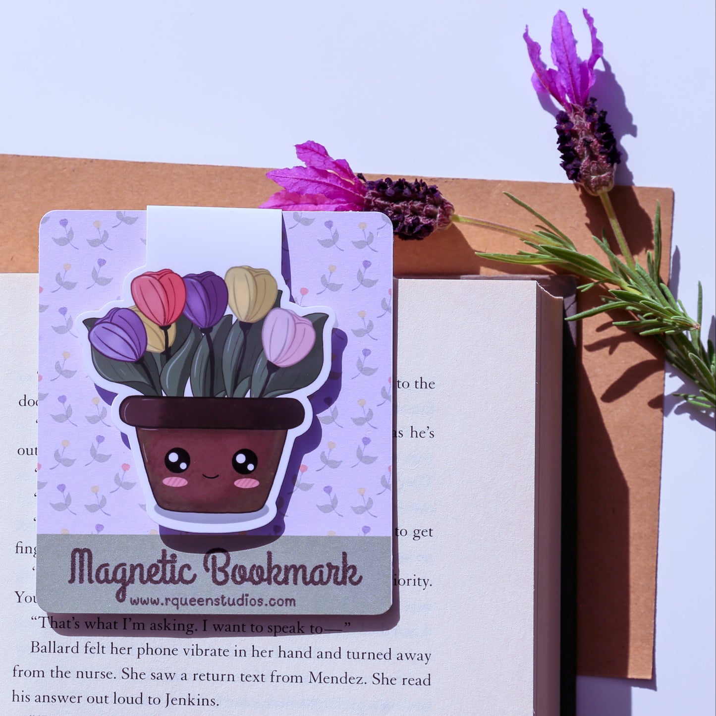 TulipPot Magnetic Bookmark