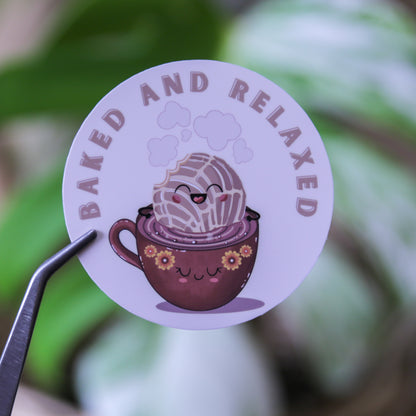 Chocolate Concha "Baked and Relaxed" (Round)