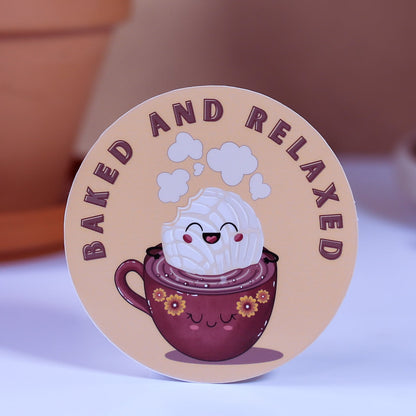 Vanilla Concha "Baked and Relaxed" (Round)