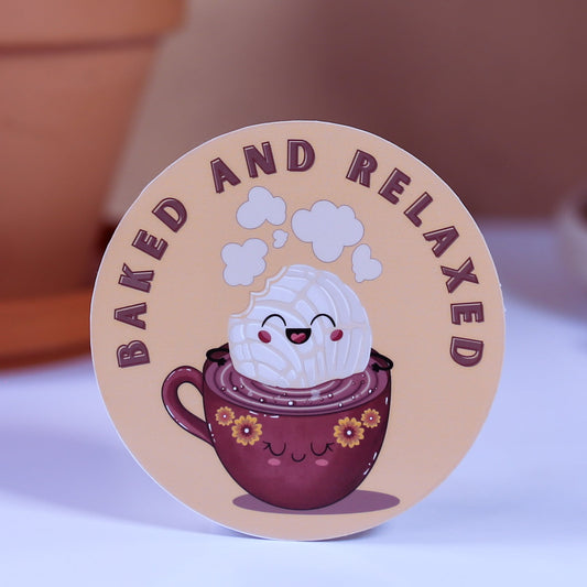 Vanilla Concha "Baked and Relaxed" (Round)