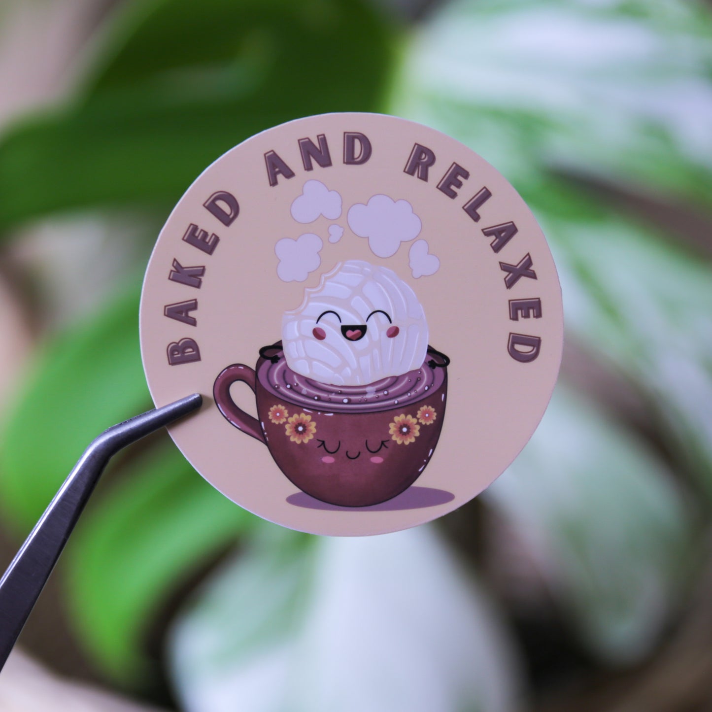Vanilla Concha "Baked and Relaxed" (Round)